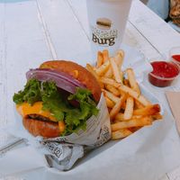 BBQ burger at VeganBurg in San Francisco