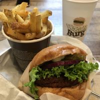 Relish burger  at VeganBurg in San Francisco