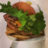 Hawaiian Teriyaki Burger! at VeganBurg in San Francisco