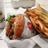 Salsa Burger at VeganBurg in San Francisco