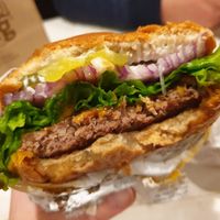 BBQ with Impossible patty at VeganBurg in San Francisco