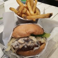 Creamy shrooms at VeganBurg in San Francisco