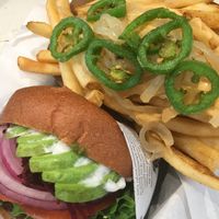 Avocado Beetroot with Jalapeño Aioli Fried at VeganBurg in San Francisco