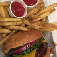 So so delicious  at VeganBurg in San Francisco