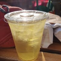 Ice green tea at Kim's Cafe and Sandwiches in Berkeley