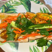 Large Curry Tofu Sandwich   at Kim's Cafe and Sandwiches in Berkeley