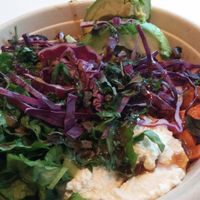 Whole Bowl with teriyaki sauce, black beans and veggies at Rooted Juicery + Kitchen - Madison Rd in Cincinnati