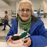 Red velvet cupcake!! at Rooted Juicery + Kitchen - Madison Rd in Cincinnati