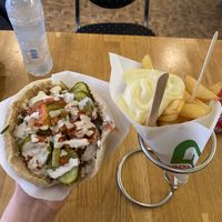 Food at Maoz - Albertcuypstraat in Amsterdam
