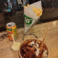 Mushroom shoarma bowl deal at Maoz - Albertcuypstraat in Amsterdam