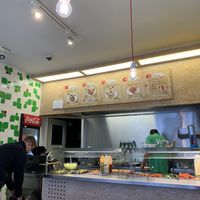 The bar at Maoz - Albertcuypstraat in Amsterdam