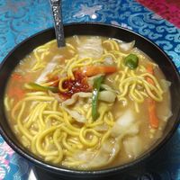 Veg thala noodles 🍜 at Gurkha 구르카 in Seoul