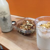 Cashew milk great, coconut yogurt, nuts  at OM Organics in Huntington