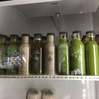 Lots of juices with lots of greens! at OM Organics in Huntington