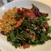 Trio of salads at The Leaf & Bean in Skipton