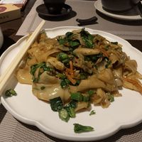 Flat noodles  at The Summer Tea House - 静颐茶馆 in Shenzhen