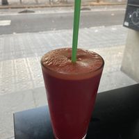 Juice, highly recommended. at The Mantraa in Barcelona