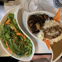 Berenjenas y shitake 👌 at The Mantraa in Barcelona