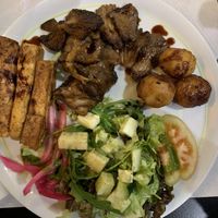 Girgola con tofu at The Mantraa in Barcelona