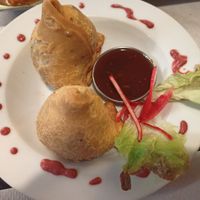 Samosa at The Mantraa in Barcelona