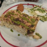 Quiche de brocoli at The Mantraa in Barcelona
