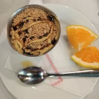 Crumble de manzana at The Mantraa in Barcelona