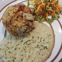 Niu de patata i xampinyons at The Mantraa in Barcelona