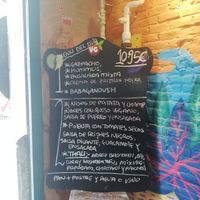 Menú del dia at The Mantraa in Barcelona