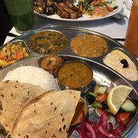 vegan plate  at The Mantraa in Barcelona