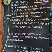 Menu del día at The Mantraa in Barcelona