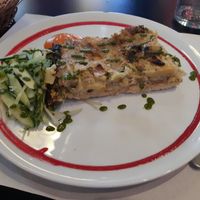 Menu of the day / Main course / Brocoli quiche at The Mantraa in Barcelona