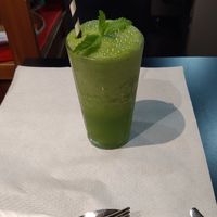 Minty Lemonade sort of, very good at The Mantraa in Barcelona