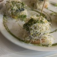 This raw dish was interesting!  at The Mantraa in Barcelona