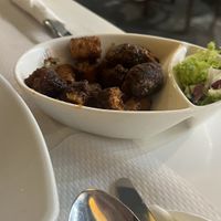 Really nice faux meats  at The Mantraa in Barcelona