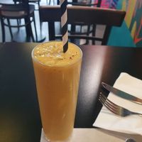 Mango lassi at The Mantraa in Barcelona