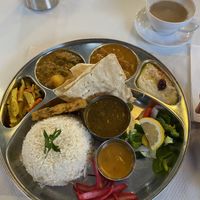 Nepali Thali  at The Mantraa in Barcelona