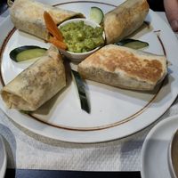 Veggie Master wrap at The Mantraa in Barcelona