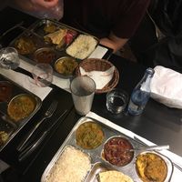 Lunch...it was very tastey  at The Mantraa in Barcelona