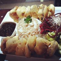 Tempura de verdura at The Mantraa in Barcelona