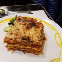 Lasagna at The Mantraa in Barcelona