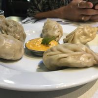 Tapas momo  at The Mantraa in Barcelona