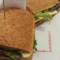 Vegan Cheese Sandwich at The Mantraa in Barcelona