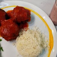 Albóndigas veganas at The Mantraa in Barcelona