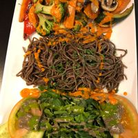 Kinda plain noodles  at The Mantraa in Barcelona