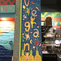 Cute art at The Mantraa in Barcelona