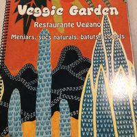 Menu front  at The Mantraa in Barcelona