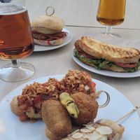 Five pintxos at Crock and cock in Bilbao
