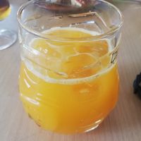 Orange juice at Crock and cock in Bilbao