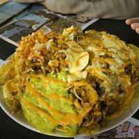 Nachos at Crock and cock in Bilbao