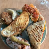 Vegan pintxos  at Crock and cock in Bilbao